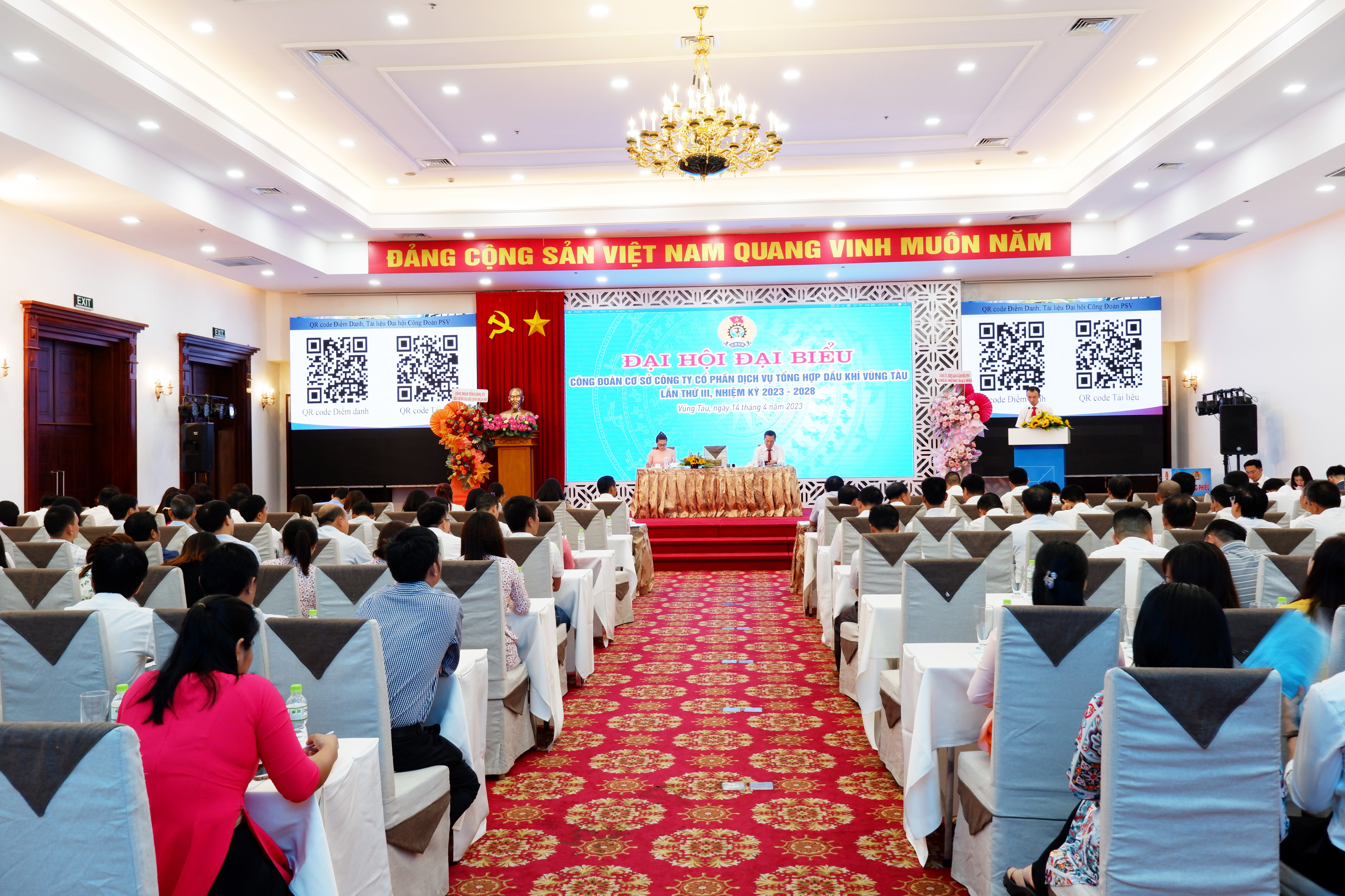 Công đoàn Công ty PSV tổ chức thành công Đại hội Công đoàn lần thứ III nhiệm kỳ 2023-2028